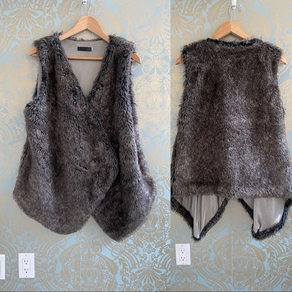 Oversized Faux Fur Vest